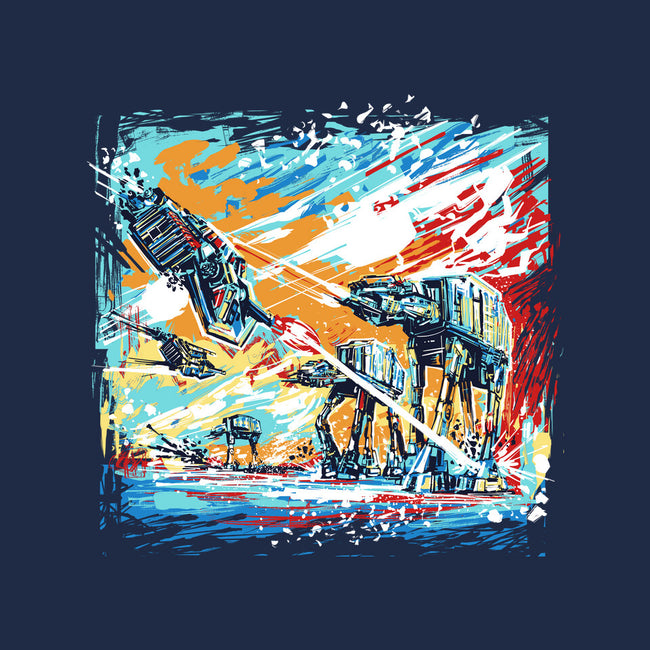 Hoth Painting-None-Fleece-Blanket-zascanauta