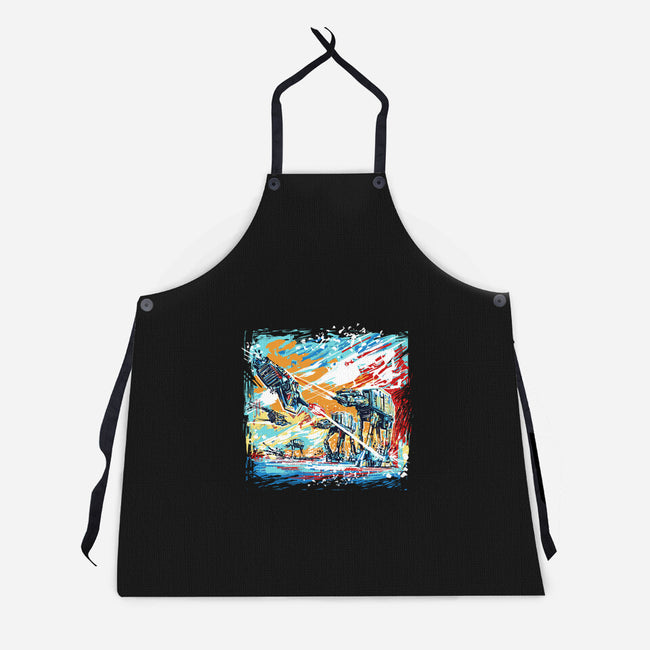 Hoth Painting-Unisex-Kitchen-Apron-zascanauta