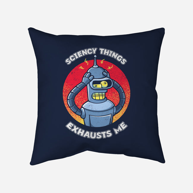 Sciency Things Exhausts Me-None-Removable Cover w Insert-Throw Pillow-grevalra