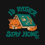 Rather Stay Home-None-Polyester-Shower Curtain-worlddominationforcats