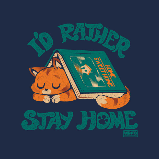 Rather Stay Home-None-Glossy-Sticker-worlddominationforcats