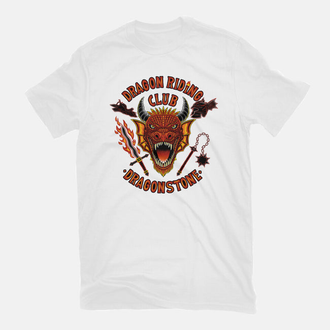 Dragon Riding Club-Womens-Fitted-Tee-rmatix