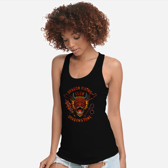 Dragon Riding Club-Womens-Racerback-Tank-rmatix