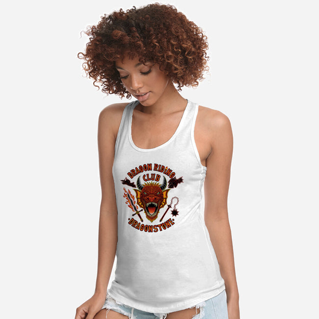 Dragon Riding Club-Womens-Racerback-Tank-rmatix