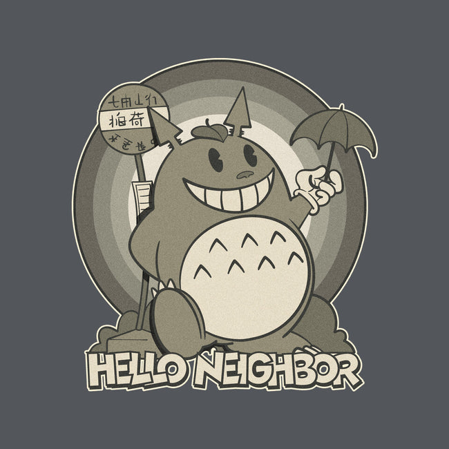 Hello My Neighbor-Womens-Fitted-Tee-sebasebi