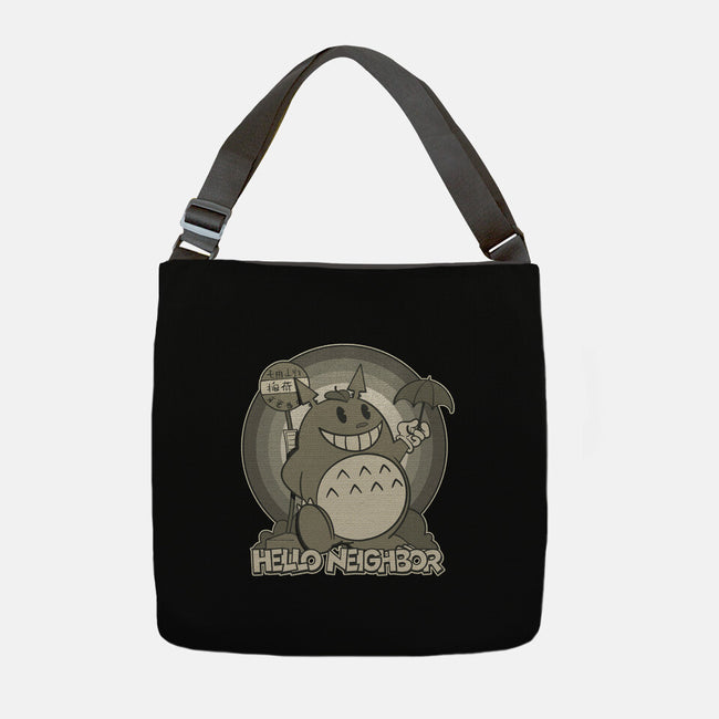 Hello My Neighbor-None-Adjustable Tote-Bag-sebasebi