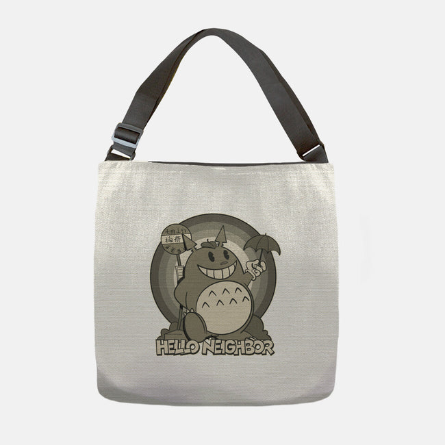 Hello My Neighbor-None-Adjustable Tote-Bag-sebasebi