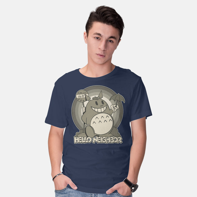 Hello My Neighbor-Mens-Basic-Tee-sebasebi