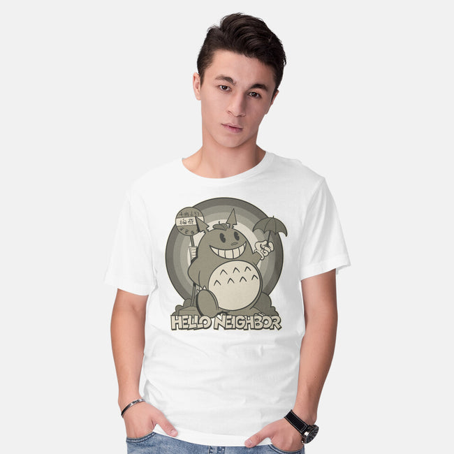 Hello My Neighbor-Mens-Basic-Tee-sebasebi