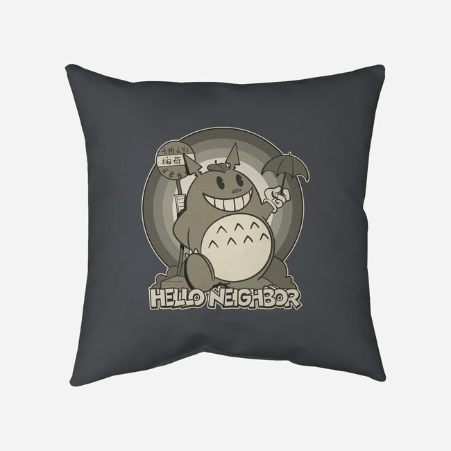 Hello My Neighbor-None-Removable Cover w Insert-Throw Pillow-sebasebi