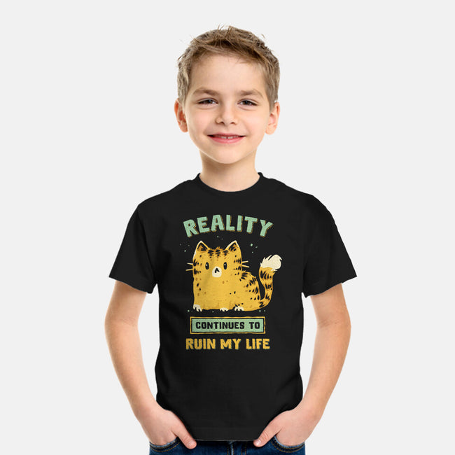 Reality Continues To Ruin My Life-Youth-Basic-Tee-kg07