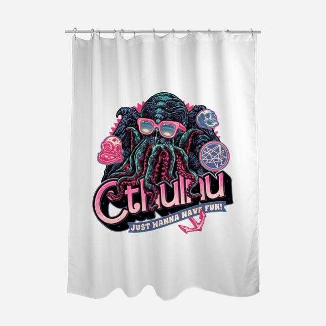 Creatures From The Deep-None-Polyester-Shower Curtain-glitchygorilla