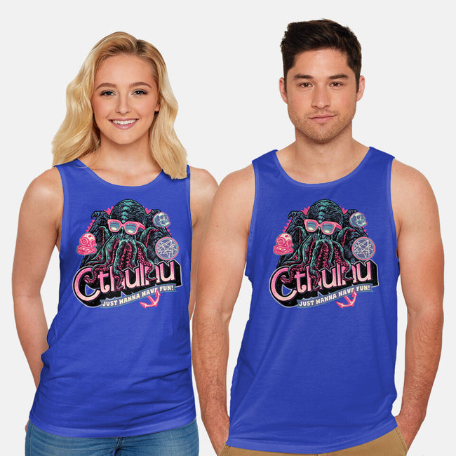 Creatures From The Deep-Unisex-Basic-Tank-glitchygorilla