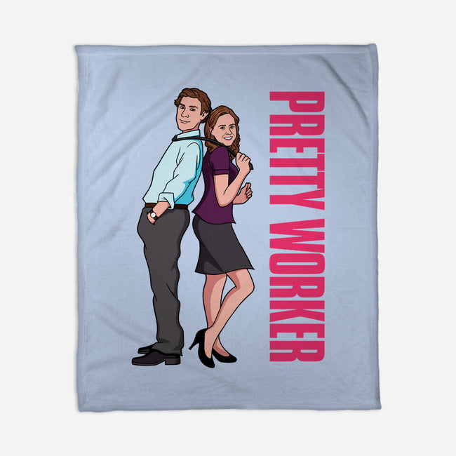 Pretty Worker-None-Fleece-Blanket-jasesa