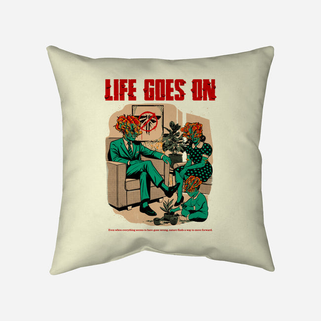 Among The Ruins-None-Removable Cover w Insert-Throw Pillow-Hafaell