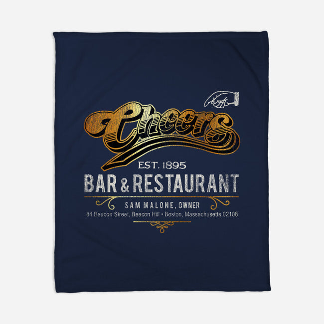 Sam's Bar-None-Fleece-Blanket-AlemaArt