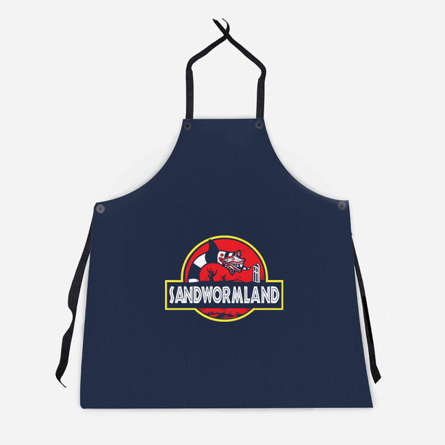 Sandwormland-Unisex-Kitchen-Apron-arace