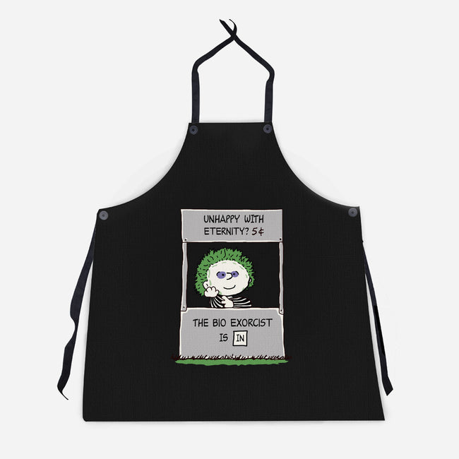 Bio Exorcist Consultancy-Unisex-Kitchen-Apron-Melonseta