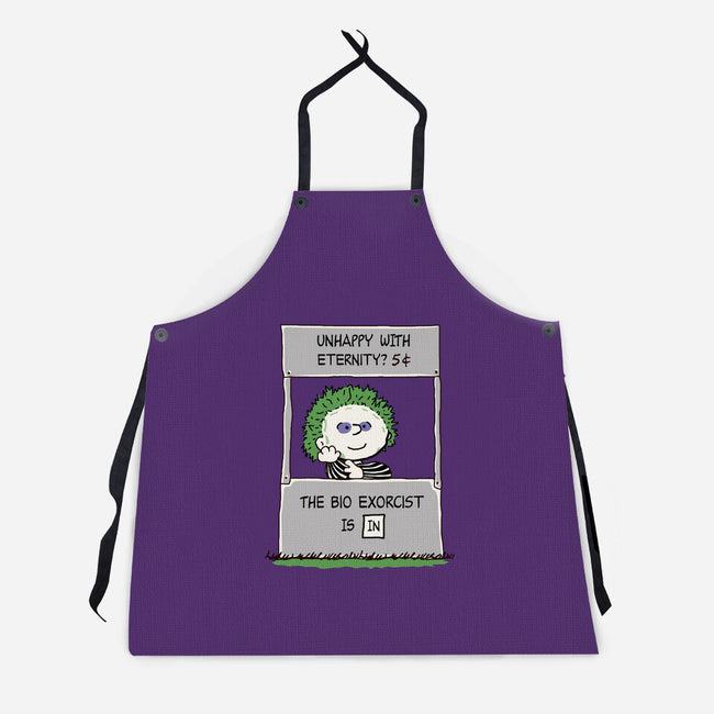 Bio Exorcist Consultancy-Unisex-Kitchen-Apron-Melonseta