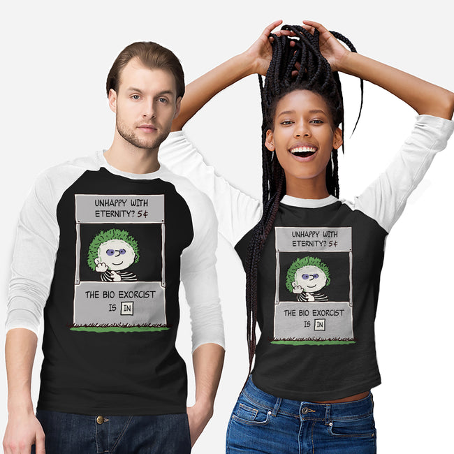 Bio Exorcist Consultancy-Unisex-Baseball-Tee-Melonseta