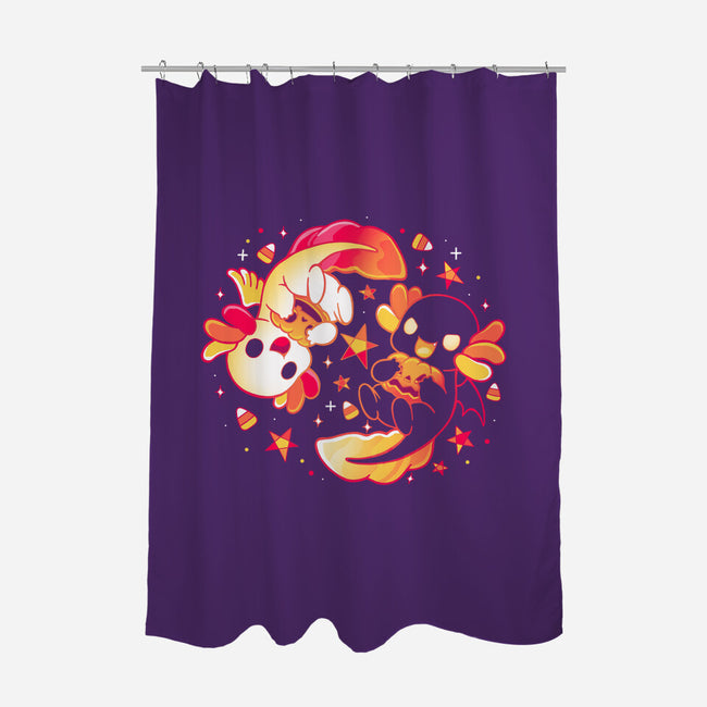 Halloween A-lotl-None-Polyester-Shower Curtain-Vallina84