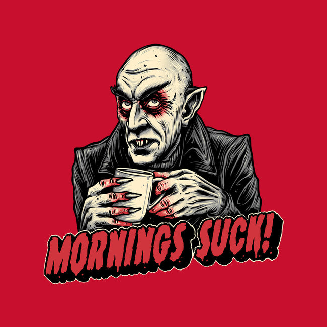 Mornings Are Sucky-Womens-Off Shoulder-Tee-glitchygorilla