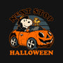 Spooky Beagle Car-Mens-Basic-Tee-Studio Mootant