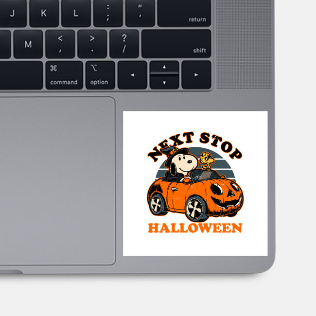 Spooky Beagle Car-None-Glossy-Sticker-Studio Mootant