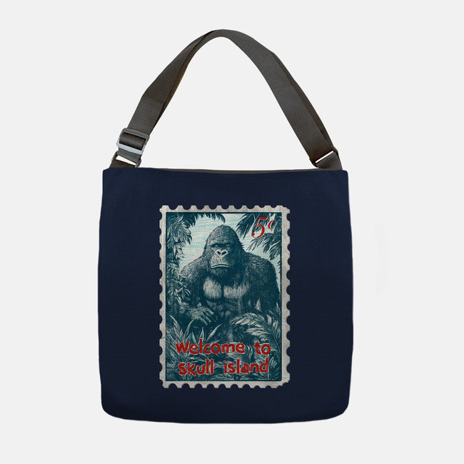 Welcome To Skull Island-None-Adjustable Tote-Bag-kharmazero