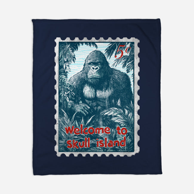 Welcome To Skull Island-None-Fleece-Blanket-kharmazero