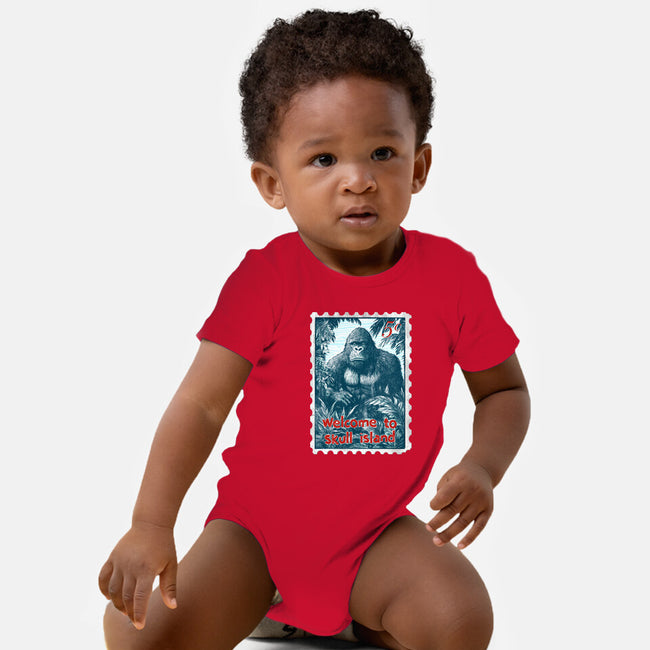 Welcome To Skull Island-Baby-Basic-Onesie-kharmazero