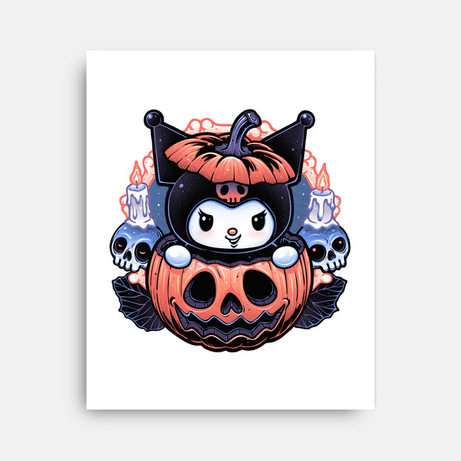 Cute Little Pumpkin-None-Stretched-Canvas-glitchygorilla