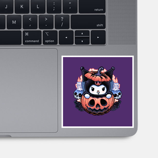 Cute Little Pumpkin-None-Glossy-Sticker-glitchygorilla