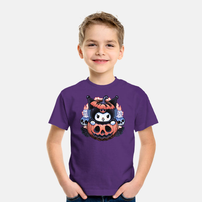 Cute Little Pumpkin-Youth-Basic-Tee-glitchygorilla