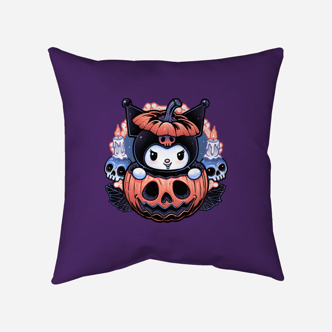 Cute Little Pumpkin-None-Removable Cover w Insert-Throw Pillow-glitchygorilla