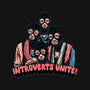 Introverts Unite-None-Fleece-Blanket-glitchygorilla