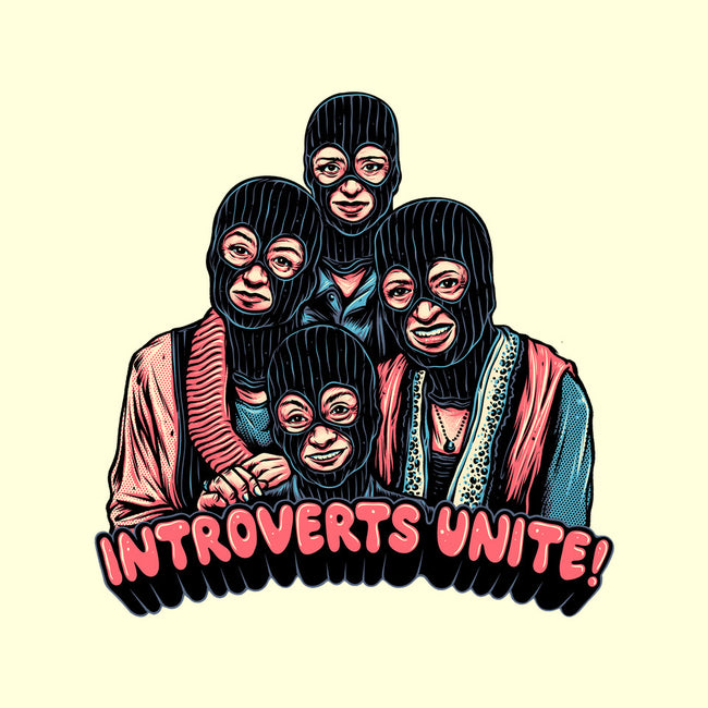 Introverts Unite-None-Glossy-Sticker-glitchygorilla