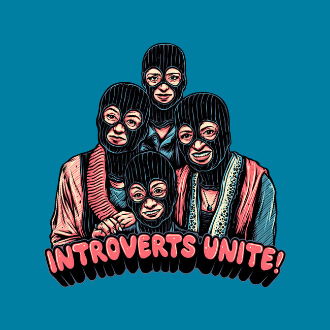 Introverts Unite-Unisex-Basic-Tee-glitchygorilla