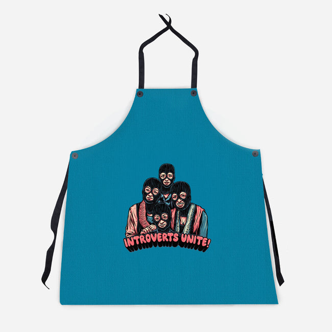 Introverts Unite-Unisex-Kitchen-Apron-glitchygorilla