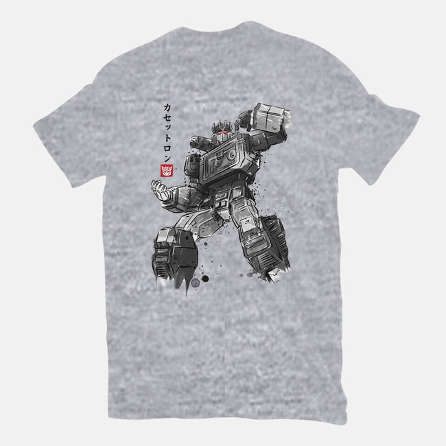 Microcassette Recorder Sumi-e-Womens-Basic-Tee-DrMonekers