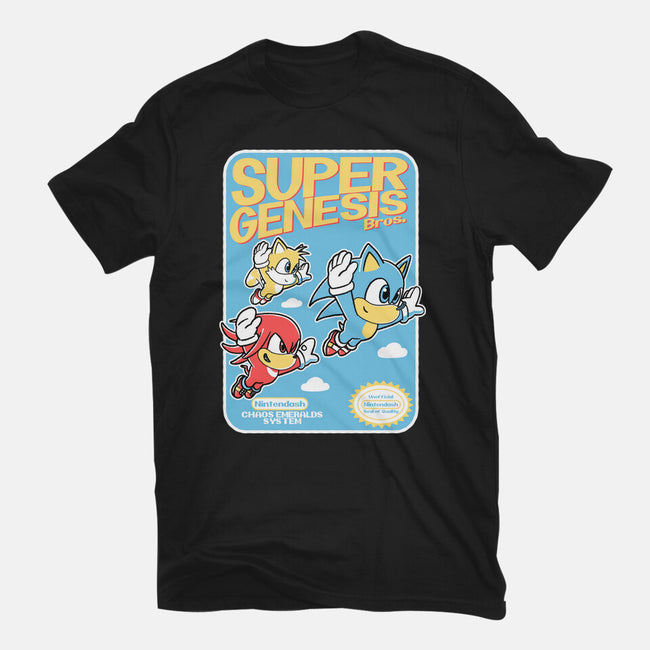 Super Genesis Bros-Unisex-Basic-Tee-naomori