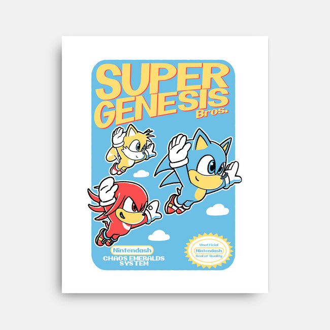 Super Genesis Bros-None-Stretched-Canvas-naomori