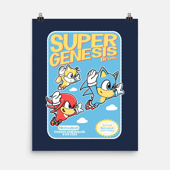 Super Genesis Bros-None-Matte-Poster-naomori