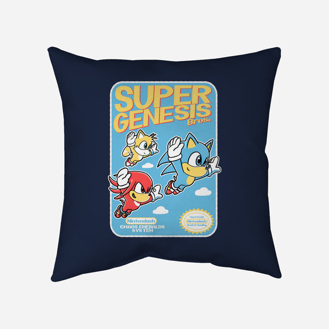 Super Genesis Bros-None-Removable Cover w Insert-Throw Pillow-naomori