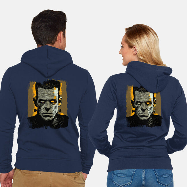 The Modern Prometheus-Unisex-Zip-Up-Sweatshirt-kharmazero