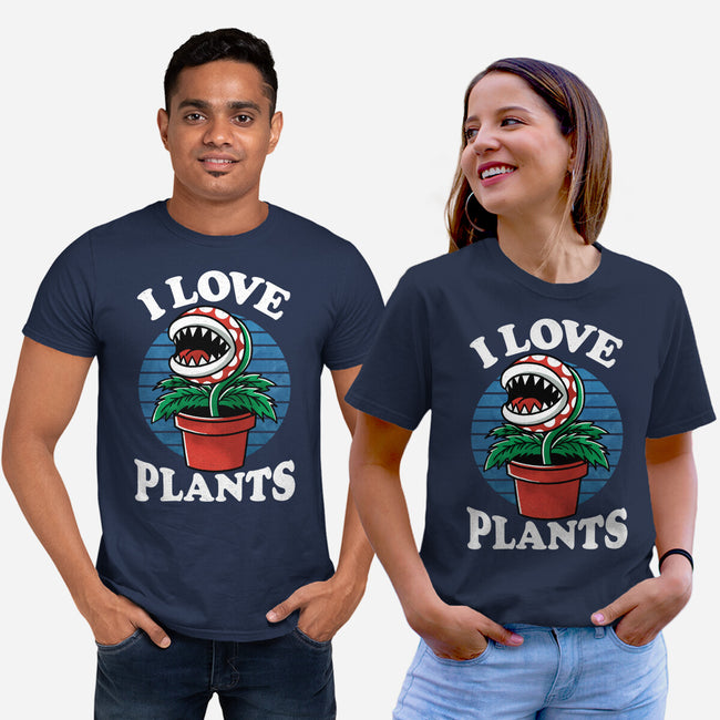 I Love Plants-Unisex-Basic-Tee-fanfreak1