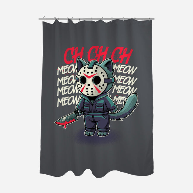 Meow Meow Meow-None-Polyester-Shower Curtain-Astrobot Invention