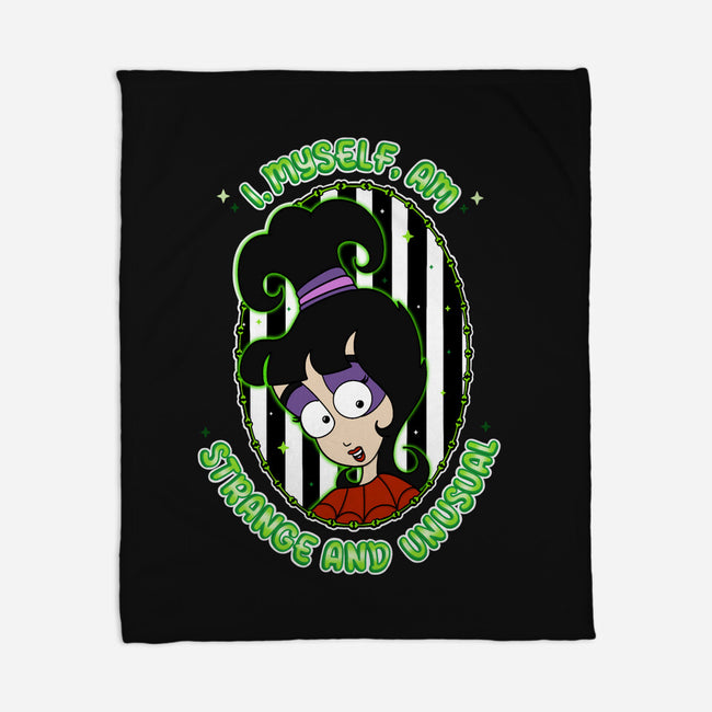 I Myself Am Strange And Unusual-None-Fleece-Blanket-Alexhefe