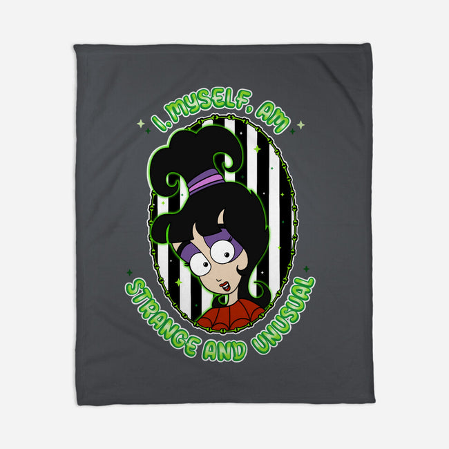 I Myself Am Strange And Unusual-None-Fleece-Blanket-Alexhefe