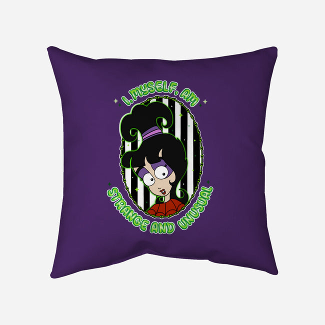 I Myself Am Strange And Unusual-None-Removable Cover w Insert-Throw Pillow-Alexhefe